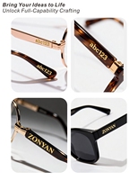 Machine de gaufrage à chaud pour branches de lunettes |   Équipement de marquage à chaud doré pour les branches de lunettes et les logos sur les montures