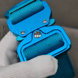 HondenHalsband ligero colorido aluminio 2,5 cm 4cm 5cm duradero <span class=keywords><strong>Nylon</strong></span> táctico perro Collar con acolchado de neopreno suave - Product Image 6
