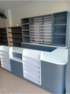 カスタム食料品店現金カウンターファッション大理石小売コンビニエンスストアチェックアウトカウンター現金販売 - Product Image 6