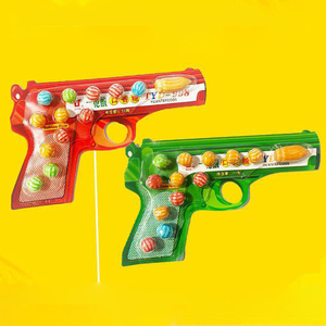 Bonbons Jouets en Gros, Confiseries Personnalisées sous Marque Privée, Boules de <span class=keywords><strong>Chewing</strong></span>-<span class=keywords><strong>gum</strong></span> Multicolores en Forme de Pistolet, Goût Fruité - Product Image 3