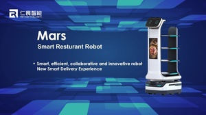 Robot de livraison de nourriture intelligent Renhuan AX-1612 Mars à 4 niveaux pour restaurant, robot serveur <span class=keywords><strong>autonome</strong></span> avec évitement d'obstacles 3D - Product Image 6
