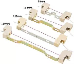 Галогенная металлическая гнездо J трубки 78 мм 118 мм 135 мм 189 мм R7S держатель лампы керамический R7s кронштейн Конвертер Разъем - Product Image 2