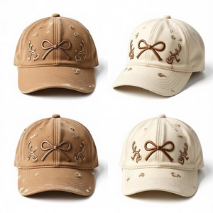 Servicio OEM/ODM, Gorra Deportiva de 6 Paneles para Hombre con Logotipo Bordado Personalizado, Gorras de Béisbol de Algodón Vintage Azul Marino, Venta al Por Mayor - Product Image 5