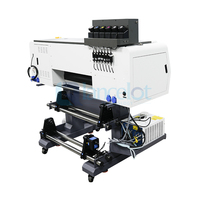 Baru Digital A1 24 inci 60 cm 3 4 kepala I3200 Roll untuk Roll Uvdtf Uv Dtf stiker cetak Printer dengan Laminator Uv Dtf