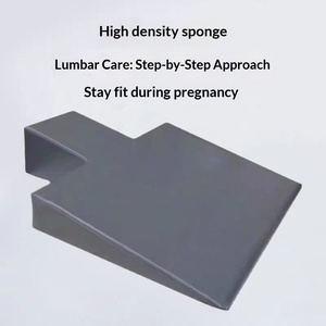 BETTER <strong>Pilates</strong> Pregnant Triangular Shovel Pillow Cushion <strong>Maternity</strong> Mat PU Material (Model 001) Auxiliary Teaching Tool - Product Image 6