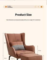 Moderner Akzent-Sessel für Wohnzimmer Kleines Sofa-Stuhl-Set Schlafzimmer Apartment Esszimmer-Angebot