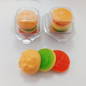 Bonbons gélifiés en forme de <span class=keywords><strong>mini</strong></span>-<span class=keywords><strong>hamburger</strong></span>, savoureux, avec garniture confiture, vente en gros - Product Image 6