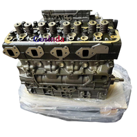 Bloc moteur court 4 cylindres diesel 4D34T turbocompressé à injection directe, couple élevé, pièces pour engins de construction 12-20