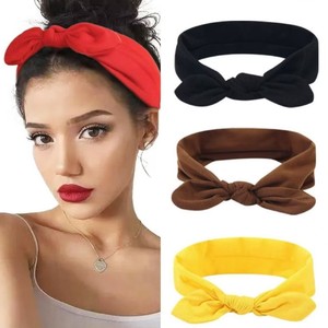 Bandeau de yoga bohème à large bord, tendance, en coton extensible anti-transpiration, pour le sport, les dreadlocks et les mariages féminins - Product Image 6