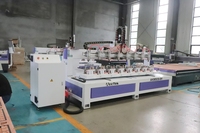 Máquina Fresadora CNC de 8 Husillos para Procesamiento de Madera de Palas de Pádel, Fresadora CNC Automática de Múltiples Cabezales, Suministro Directo de Fábrica