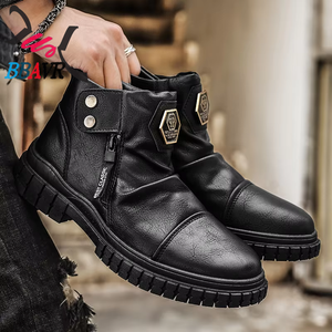 Botas Chelsea Casuales para Hombre, Zapatillas de Trabajo Impermeables y Modernas para Invierno y Verano - Product Image 4