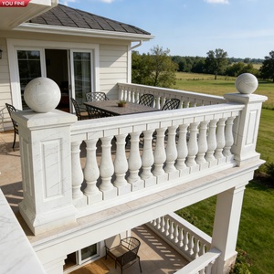 <span class=keywords><strong>Balustrade</strong></span> en marbre blanc YOUFINE, garde-corps de balcon, décoration extérieure classique pour villa, manoir, <span class=keywords><strong>terrasse</strong></span> - Product Image 6