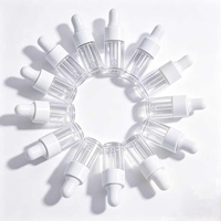 Flacon pulvérisateur en verre transparent de 5 ml avec impression sérigraphique, mini flacon d'échantillon pour huile essentielle