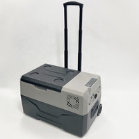 Congélateur portable 12V 24V pour l'extérieur, camping, camion, camping-car, bateau, avec roues