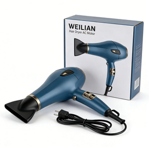 Blow Dryer With Comb for Afro Hair Professional Ionic Blower Fast Styling Salon Ergonomic Design Ergonomic Design With Bal - Product Image 1