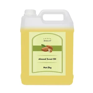 Minyak Almond manis Label pribadi minyak Almond manis alami murni organik pasokan minyak pembawa untuk pijat tubuh & pemutih kulit