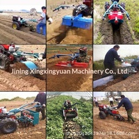 Motoculteur manuel Xingyuan 8 CV à transmission par engrenages 2 roues motrices, rotoculteur polyvalent, machine agricole haute sécurité