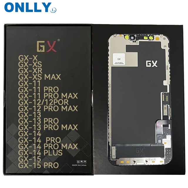 OLED Pantalla Cell Phone LCDs Oled GX Display Screen for iPhone X XS Max XR 11 12 13 14 15 Pro Max 16 LCD Screen Digitizer