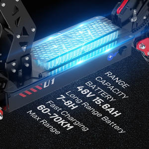 Nuevo Scooter Eléctrico KOOLUX U1 2026, 10 Pulgadas Todoterreno, Batería de Litio Extraíble, 25 km/h, Plegable, Impermeable, de Dos Ruedas - Product Image 5