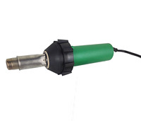 Torche à air chaud électrique industrielle professionnelle 1600W, 180L/min de débit d'air, portable, pour soudage plastique 20-600°C