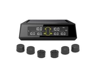 Populaire sans fil solaire TPMS moniteur de température des pneus système de surveillance de la pression des pneus de voiture 6 roues Auto camion Mini <span class=keywords><strong>Bus</strong></span> - Product Image 3