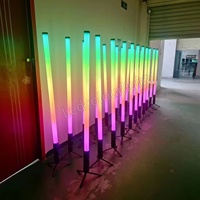 Dj éclairage Photobooth décoration Rechargeable DMX sans fil RGBWA LED Pixel batterie Tube avec étui