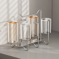 Porte-gobelet carré Support de rangement pour drain de comptoir Support à l'envers pour la maison