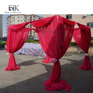 Kit de tringles et rideaux ajustables RK pour toile de fond de mariage en promotion - Product Image 4