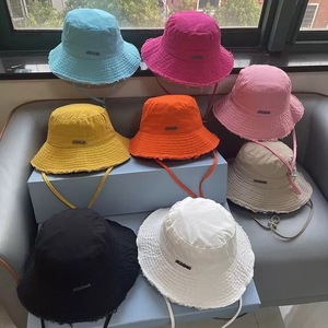 UV Protection Summer Travel Vacation Beach Sun <strong>Hat</strong> <strong>Custom</strong> Logo Wide Brim Packable Cotton <strong>Bucket</strong> <strong>Hats</strong> - Product Image 2