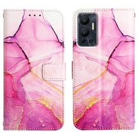 Étui portefeuille en cuir de pierre de marbre de mode pour Infinix Hot 10i 10T 10S 12 Play NFC 12I 12 Pro NOTE 12 40X 5G support Flip Cover