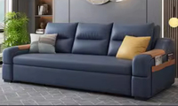Klappbares Verstellbares Schlafsofa 2-in-1 Konvertierbares Sofa für Wohnzimmer Kleine Wohnung 2-3-Sitzer Schlafcouch