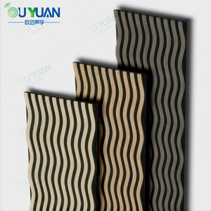 Ouyuan Chống Cháy Nội Thất Âm Thanh Bằng Chứng Acoustic Sóng Nước Tường Bảng Điều Khiển MDF Cách Âm Hội Đồng Quản Trị Cho Nhà Văn Phòng Phòng Khách Phòng Ngủ - Product Image 5