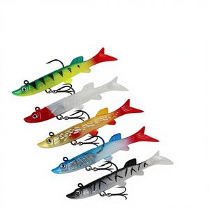 Prix direct usine – Leurre souple flottant multi-poids 75mm/96mm/115mm avec insert en plomb pour grossistes et distributeurs - Product Image 1