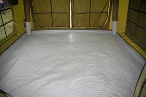 8㎡インフレータブルテント、防水オックスフォード生地、ABタイプデザイン、煙突 & ACベント、3x2.65x2.1m - Product Image 2