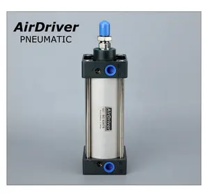 Pneumatic Series Cylinder New Model Dust-proof Green Seal Ring SC Pneumatic Cylinder Airtac Standard Double Acting Good Quality High Pressure Air Cylinder