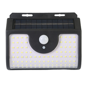 Solar Wall <b>Light</b> 134LED Outdoor Waterproof <b>Motion</b> <b>Sensor</b> Aluminum Alloy Polycarbonate Diffuser Square Shape - Product Image 1