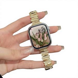 Correa de Repuesto de Metal con Diamantes para <span class=keywords><strong>Xiaomi</strong></span> Band 8/9/10, Diseño de Moda para Mujer, Ancho de Correa y Hebilla a Presión - Product Image 6