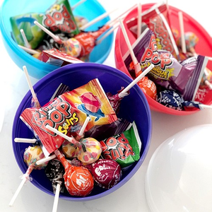 custom halal private label pop big bom plastic lollipop sweets