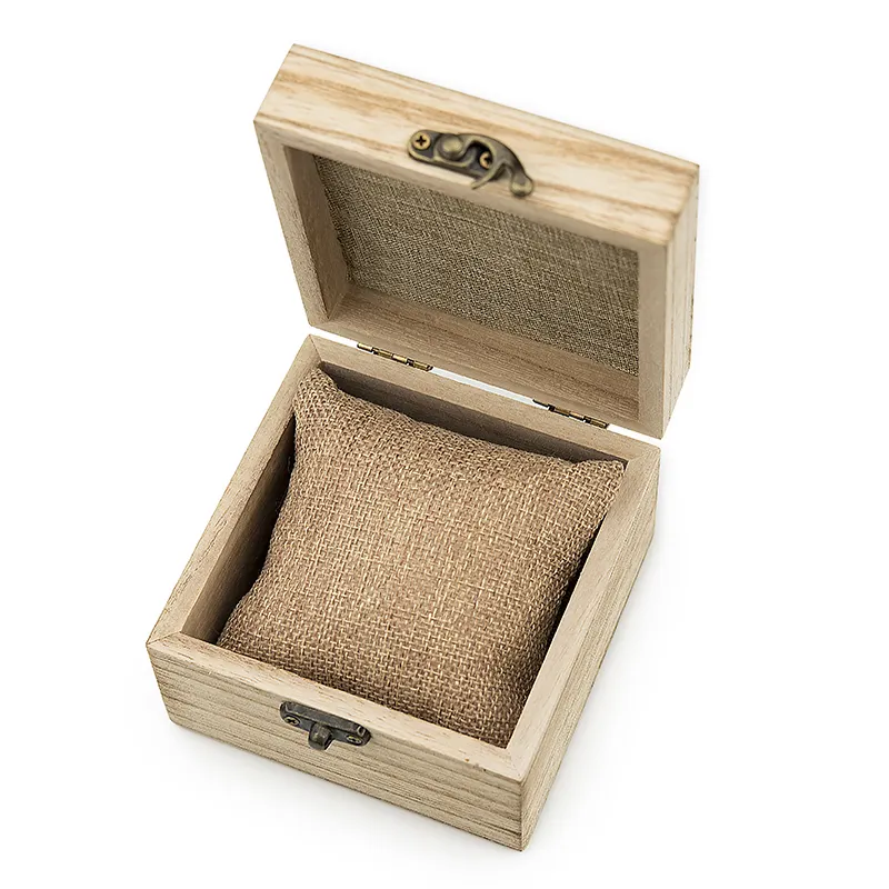 Manufacture Custom Packaging Storage OEM Watch Case Watch Gift Box Jewelry & Watch & Eyewear Bamboo Box Square Wooden Wood China