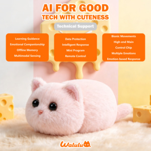 Robot Animale Domestico Intelligente Walulu per Ansia, con Voce Rilassante, Peluche Interattivo che Racconta Storie, Bambola AI con ChatGPT, Giocattolo Sicuro e Confortevole - Product Image 3