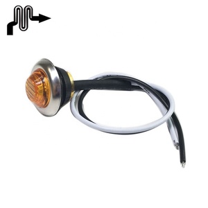 Feu de position latéral <span class=keywords><strong>LED</strong></span> rouge double <span class=keywords><strong>action</strong></span> de haute qualité pour tracteur, homologué DOT, <span class=keywords><strong>12V</strong></span> ou 24V - Product Image 6