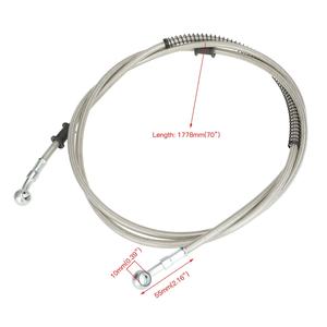 HIAORS Ligne de tuyau de réservoir de <span class=keywords><strong>maître</strong></span>-<span class=keywords><strong>cylindre</strong></span> de frein arrière pour 90cc 150cc Arctic Cat Suzuki ATV <span class=keywords><strong>chinois</strong></span> <span class=keywords><strong>Quad</strong></span> Pit Dirt Bike Go Kart - Product Image 3