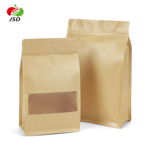 Sacchetti Kraft Popolari Marroni con Fondo Piatto e 8 Lati Sigillati, 12*22+6CM, con Finestra - Product Image 1