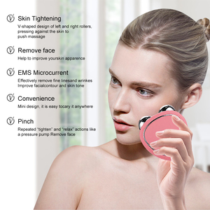 Rodillo masajeador facial 3D, masaje de elevación Facial, Microcorrientes giratorias, eliminación de arrugas, apriete, antiarrugas, piel Facial, <span class=keywords><strong>SPA</strong></span>, <span class=keywords><strong>Belleza</strong></span> - Product Image 2