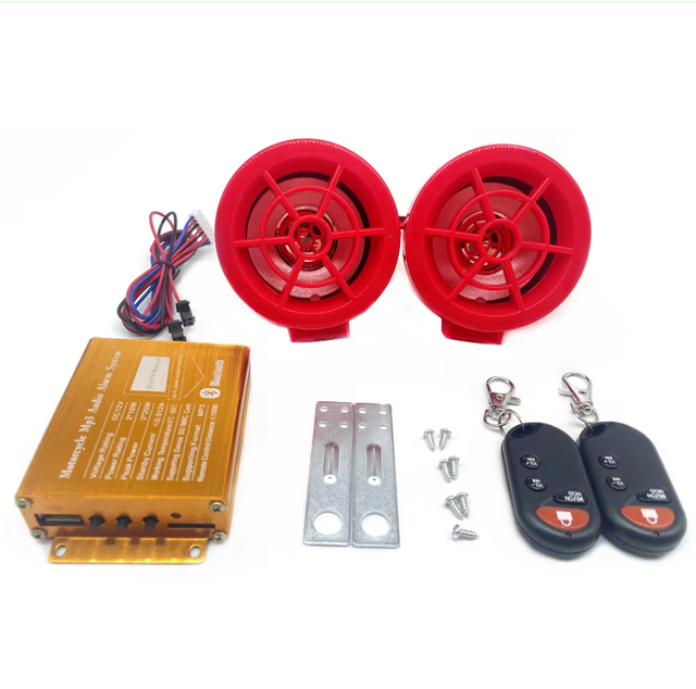 Remote Motorcycle Alarm System Wide Scope of Application Waterproof MP3 FM Radio Bluetooth-compatible Speaker Stereo Amplifier