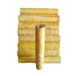 Tubo de Aislamiento Térmico para Tuberías de Vapor de Calderas y Aire Acondicionado, Aislamiento de Fibra Centrífuga con Lámina Adhesiva - Product Image 1
