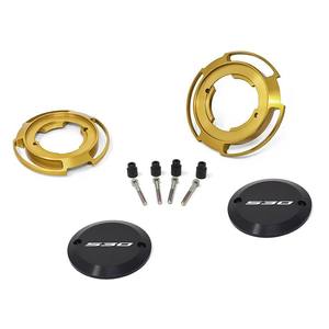 Paire de caches latéraux moteur pour Yamaha T-MAX 530 (Doré) - Product Image 1
