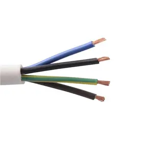 Manufacture 2 3 4 5 Core 0.75 1 1.5 4 6mm Electrical Cable Fiber Tape Wrapped Electrical Wires Lead Sheath Copper Power Cable