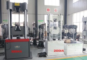 Hydraulic Power Servo 3000kN 300Ton Vertikale Universal-Stahlstangen-Hydraulik zug prüfmaschine - Product Image 3