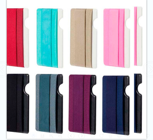 Porta Tarjetas para Teléfono Móvil de Tela, Silicona/Lycra+ Adhesivo/Adhesivo de PU, Bolsa para Teléfono - Product Image 6